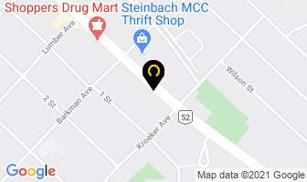 Evangelical Mennonite Conference Head Office in Steinbach map