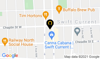 Evans Brothers Home Hardware Building Centre in Swift Current map