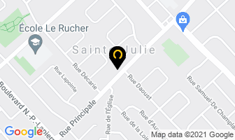 Evasion Coiffure in Sainte-Julie map