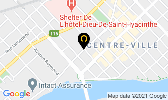 Ev&ecirc;ch&eacute; in Saint-Hyacinthe map