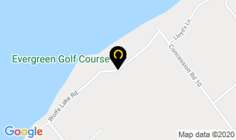 Evergreen Golf Course in Westport map