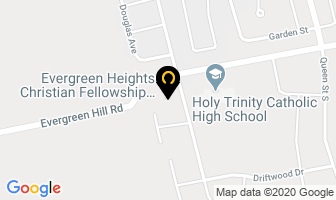 Evergreen Heights Christian Fellowship in Simcoe map