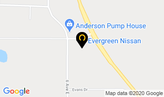 Evergreen Nissan in Prince Albert map