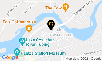 Evergreen Place in Lake Cowichan map