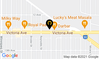 Evolution Auto in Regina map