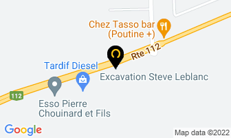 Excavation Steve Leblanc Inc in Ascot Corner map