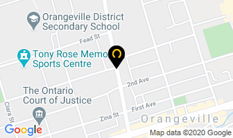 Excel Business Systems in Orangeville map