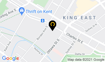 Excel Mortgage in Kitchener map