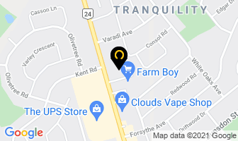 Excel Motors in Brantford map