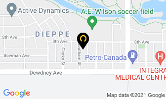 Excell Pavement Marking in Regina map