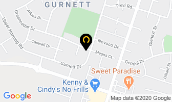Excellence Unisex Salon in Hamilton map
