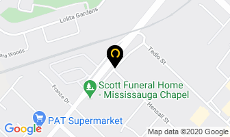 Exceltec Dental Laboratory in Mississauga map