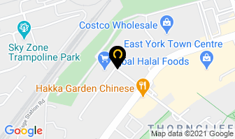 Exchange Dubai in East York map