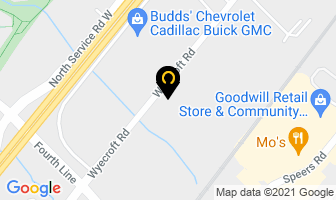 Exclusive Car Care in Burlington map