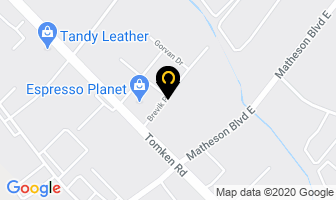Exclusive Fabrics in Mississauga map