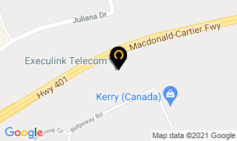Execulink Telecom in Woodstock map
