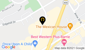 Executive Online Solutions in Barrie map