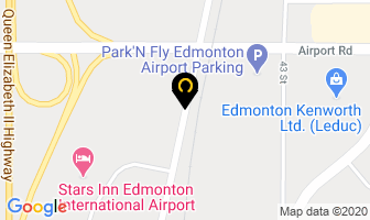 Executive Royal Hotel Edmonton Airport in Leduc map