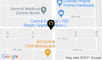 Exit Realty Discovery in Grande Prairie map