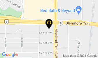 Exotic Moments Lingerie in Calgary map