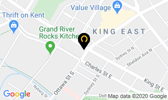 Exotic Skin Shop in Kitchener map