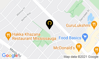 Exotica Limousine Services in Mississauga map