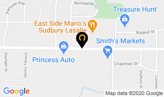 Expedia Cruise Ship Centers in Sudbury map