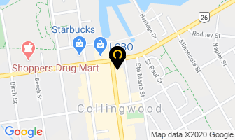 Expedia Cruise Ship Centre in Collingwood map