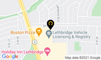 Expedia Cruise Shipcenters in Lethbridge map
