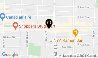 Expedia Cruiseshipcenters in Calgary map