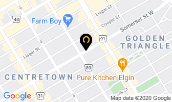 Exponent Investment Management in Guelph map