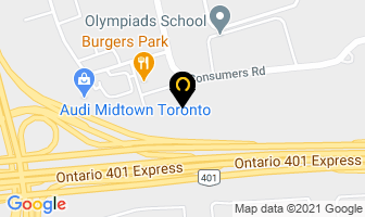 Express Scripts Canada Co in Orillia map
