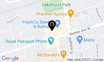 Express Shoe Repair in Vaughan map