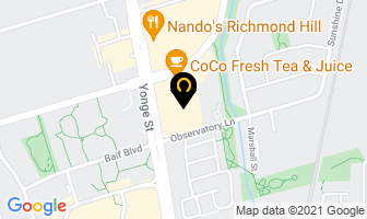 Expressions Dental Care in Richmond Hill map