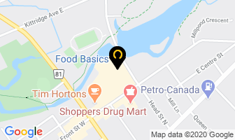 Expressions Hair Design in Strathroy map
