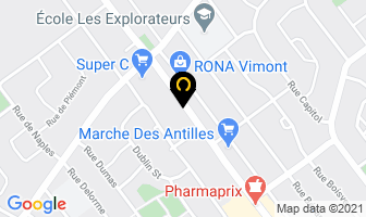 Extreme Limite 08 in Beauharnois map