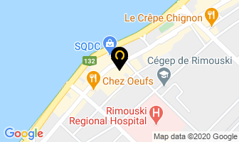 Extreme Pita in Rimouski map