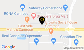 Extreme Pita in Camrose map