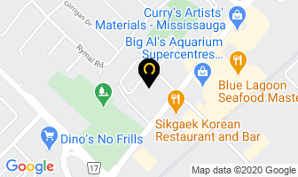 Extreme Tan in Mississauga map