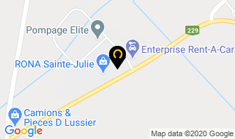 Extruplast Inc in Sainte-Julie map
