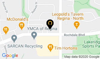 Eye Health Centres in Regina map