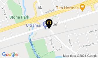 Ez Lube in Oshawa map