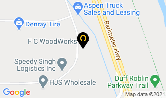 F C Woodworks Inc in Winnipeg map
