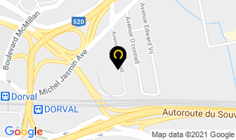 F E Woodward (Division De Multibond Inc) in Dorval map