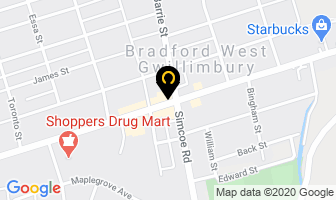 F K Textiles in Bradford West Gwillimbury map