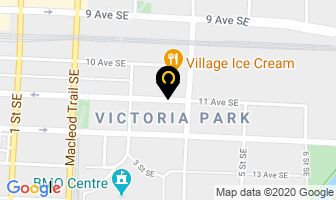 F S East Village Development Inc in Calgary map