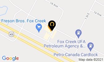F S T Oilfield in Fox Creek map