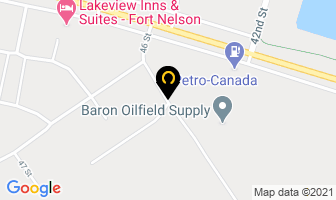 Fabcor Pipelines Bc Inc in Fort Nelson map