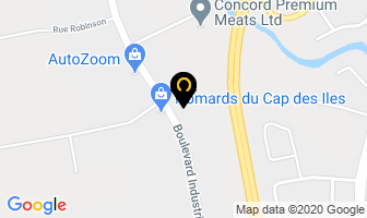 Fabrication Powercast Inc in Lebel-sur-Quévillon map