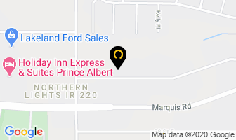 Fabricland in Prince Albert map